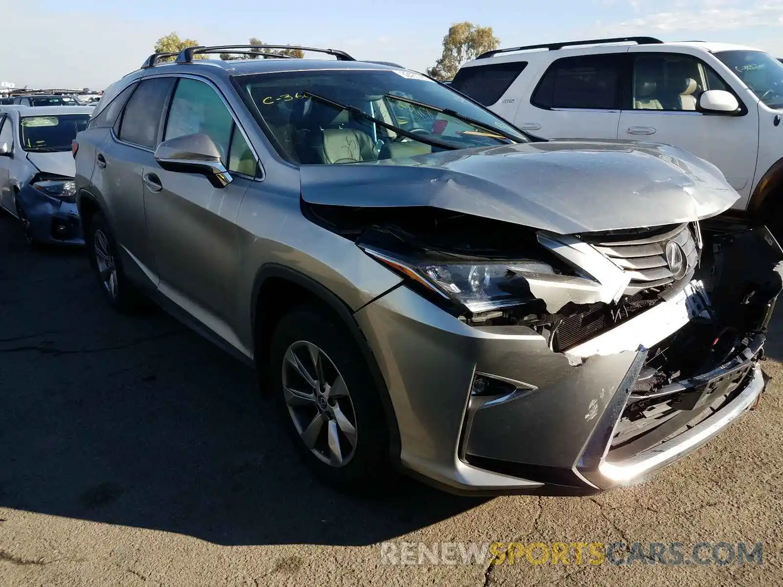 1 Photograph of a damaged car JTJDZKCA0K2020034 LEXUS RX350 2019