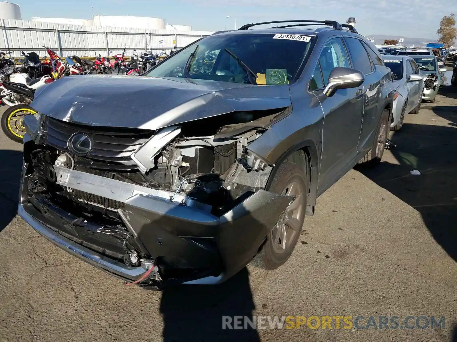 2 Photograph of a damaged car JTJDZKCA0K2020034 LEXUS RX350 2019