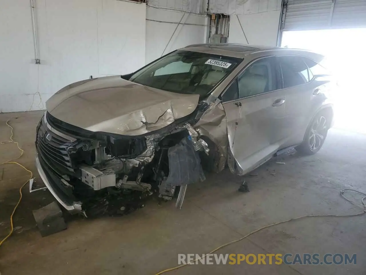 1 Photograph of a damaged car JTJDZKCA0K2020664 LEXUS RX350 2019