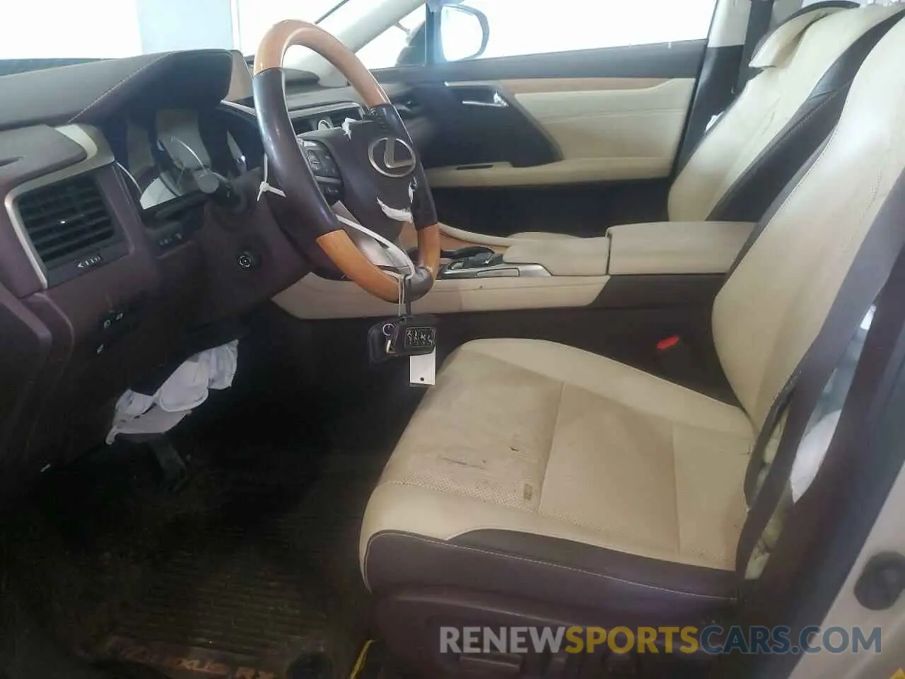 7 Photograph of a damaged car JTJDZKCA0K2020664 LEXUS RX350 2019