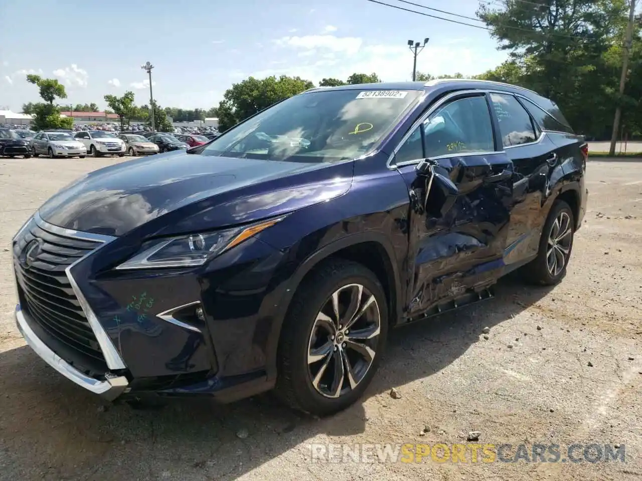 2 Photograph of a damaged car JTJDZKCA1K2015084 LEXUS RX350 2019