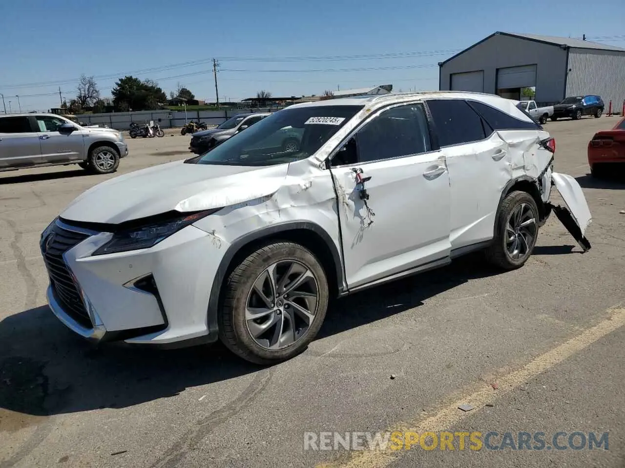 1 Photograph of a damaged car JTJDZKCA2K2016146 LEXUS RX350 2019
