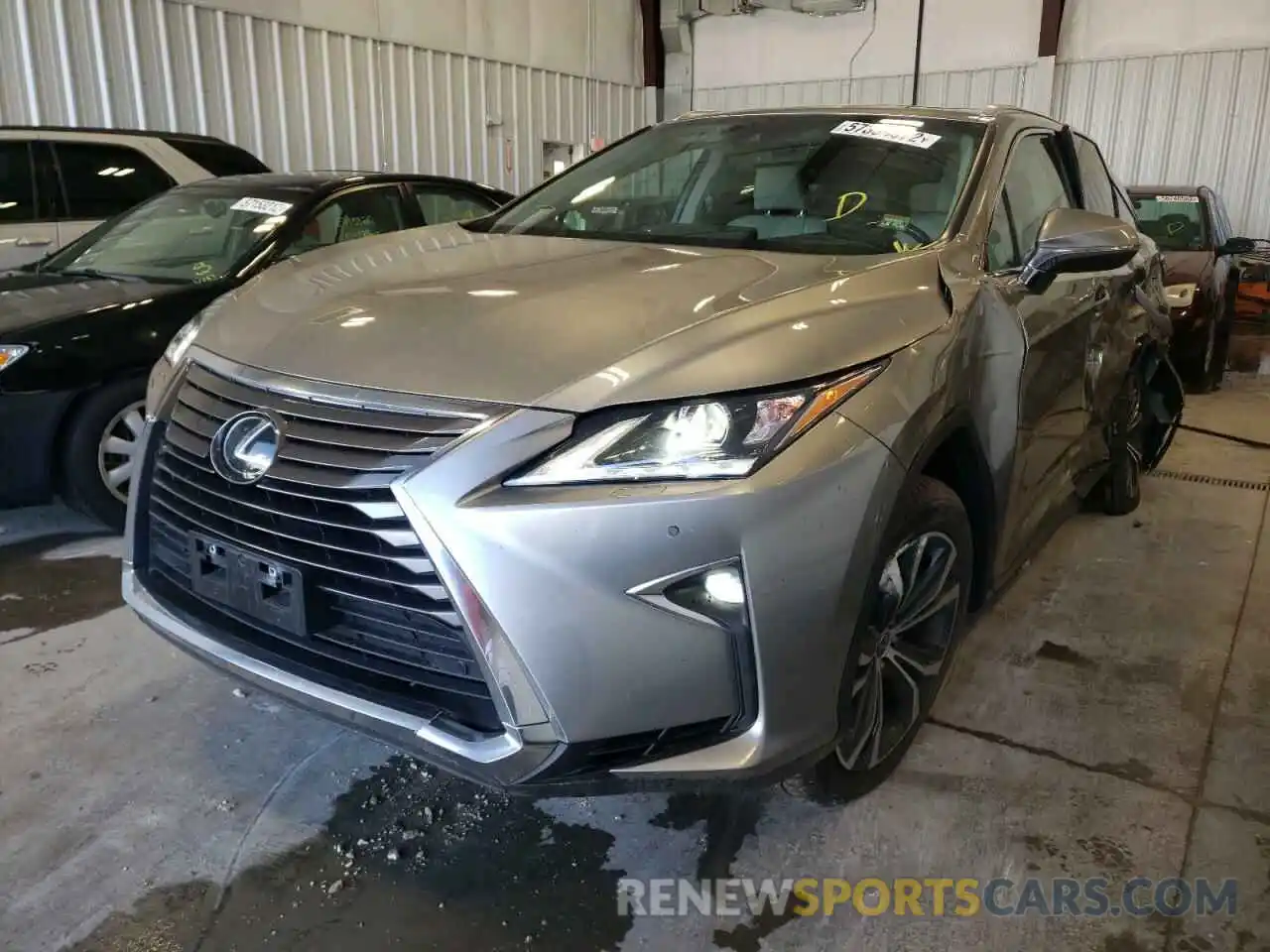 2 Photograph of a damaged car JTJDZKCA2K2021461 LEXUS RX350 2019