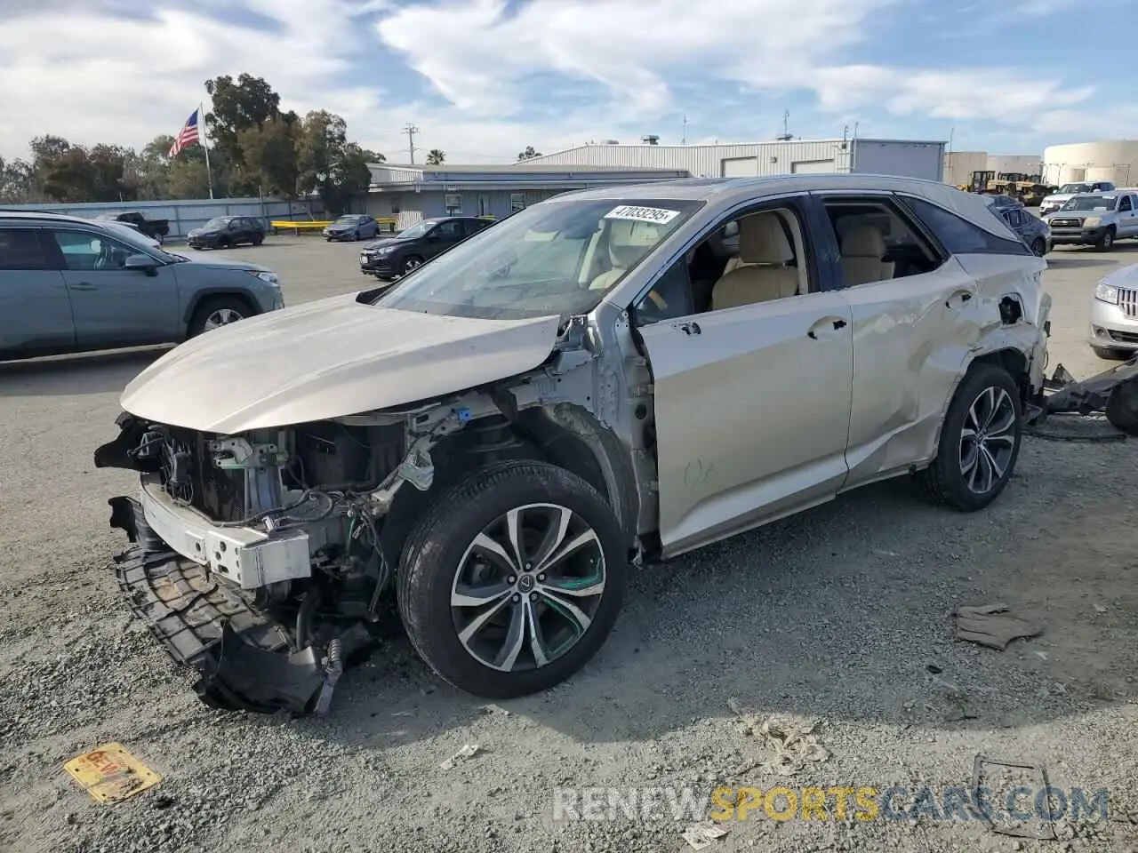 1 Photograph of a damaged car JTJDZKCA3K2020772 LEXUS RX350 2019