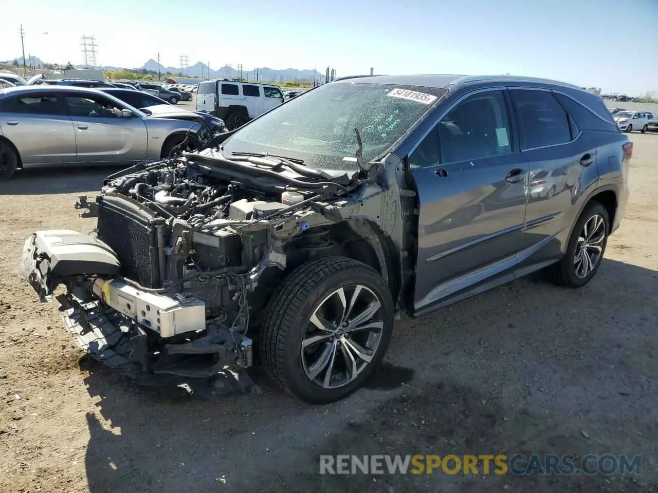 1 Photograph of a damaged car JTJDZKCA8K2018841 LEXUS RX350 2019