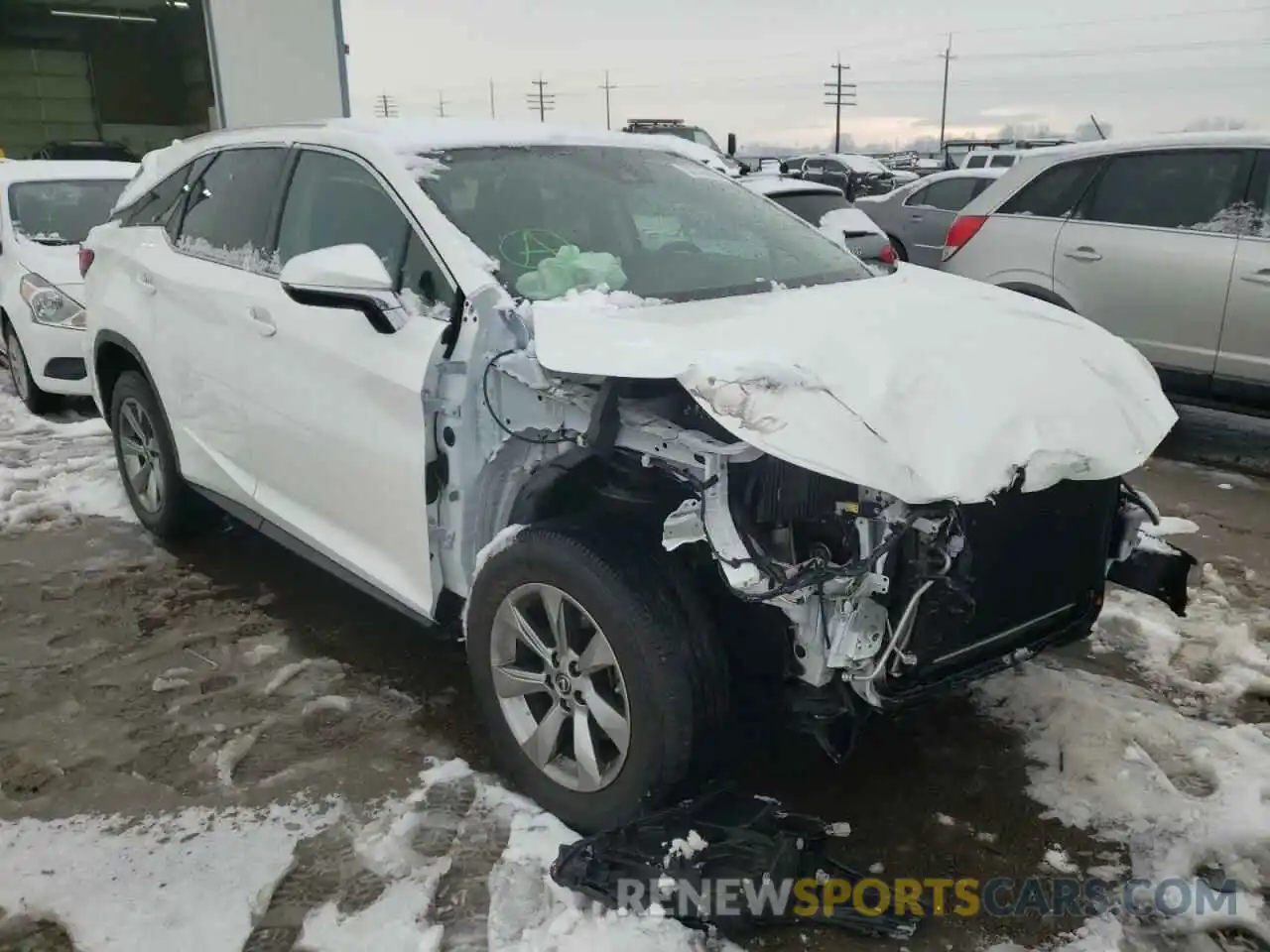 1 Photograph of a damaged car JTJDZKCA9K2016922 LEXUS RX350 2019