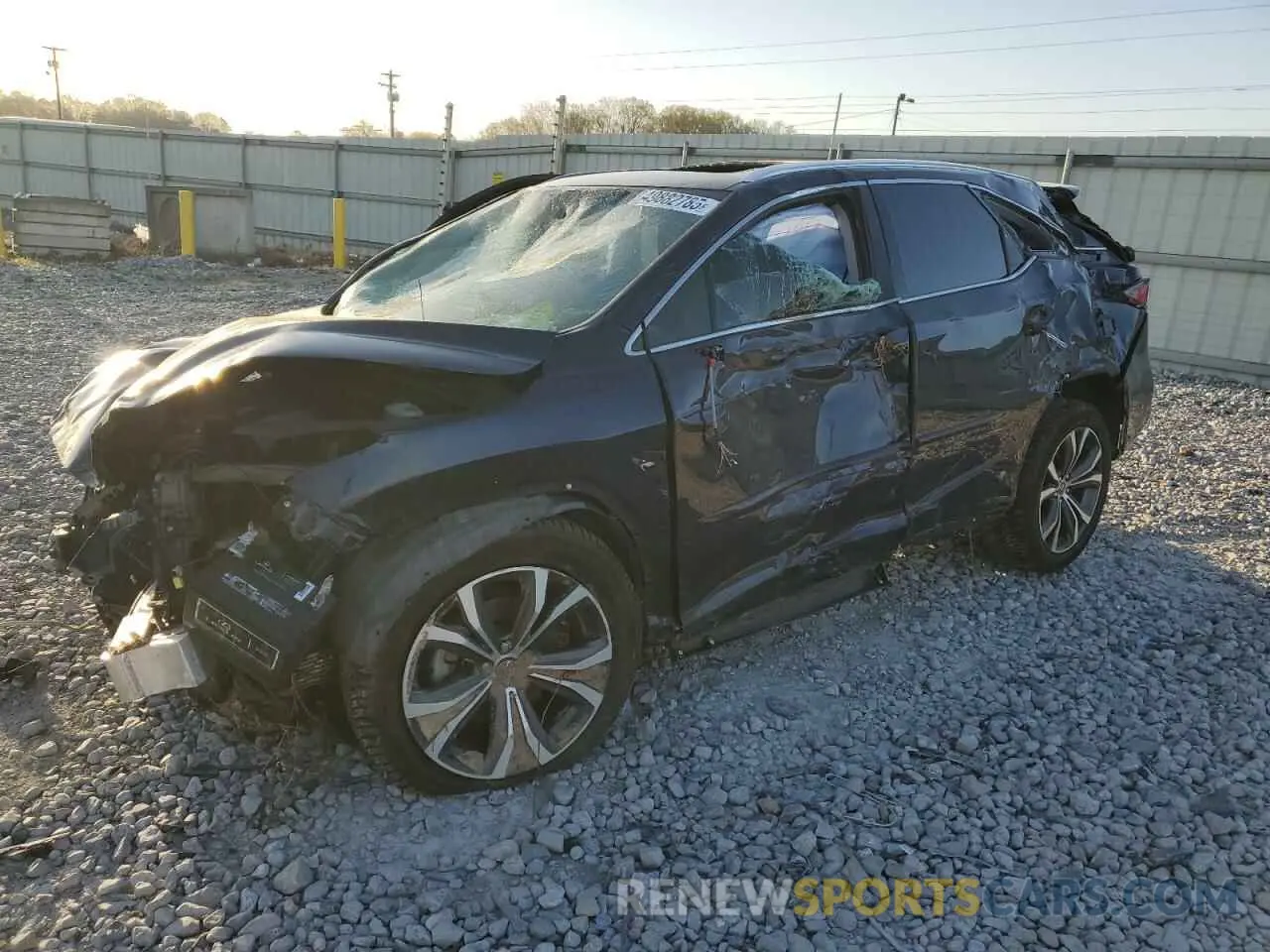 1 Photograph of a damaged car JTJDZKCA9K2019402 LEXUS RX350 2019