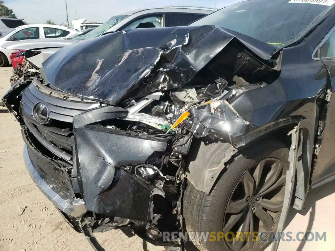 9 Photograph of a damaged car JTJDZKCAXK2018193 LEXUS RX350 2019