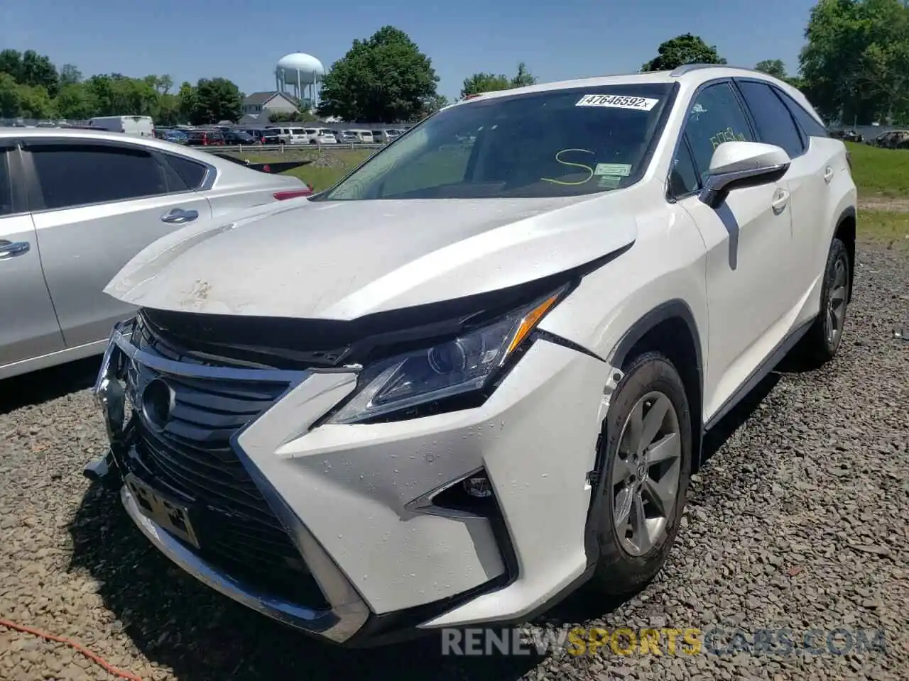 2 Photograph of a damaged car JTJDZKCAXK2021272 LEXUS RX350 2019