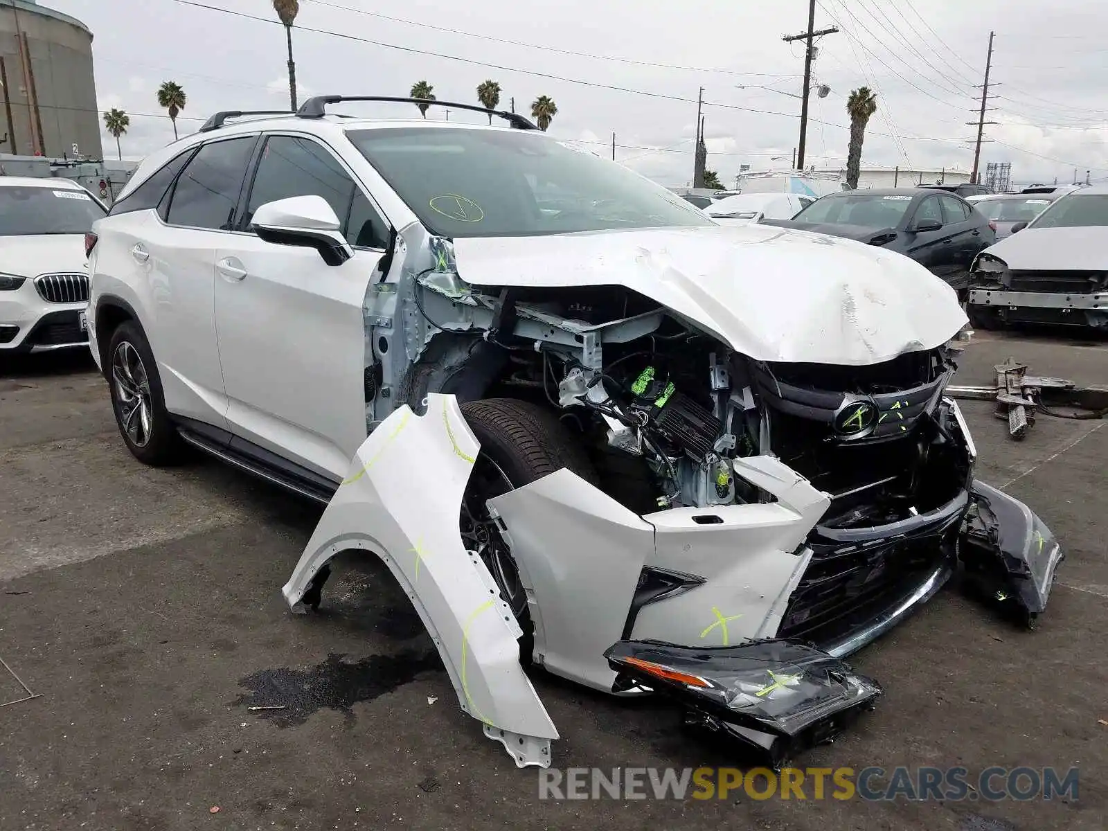 1 Photograph of a damaged car JTJGZKCA4K2012306 LEXUS RX350 2019