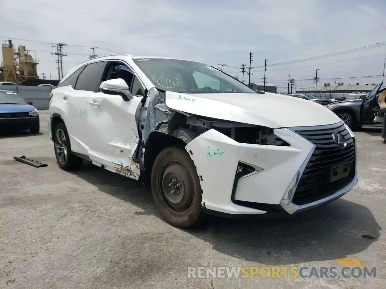 1 Photograph of a damaged car JTJGZKCA5K2013657 LEXUS RX350 2019