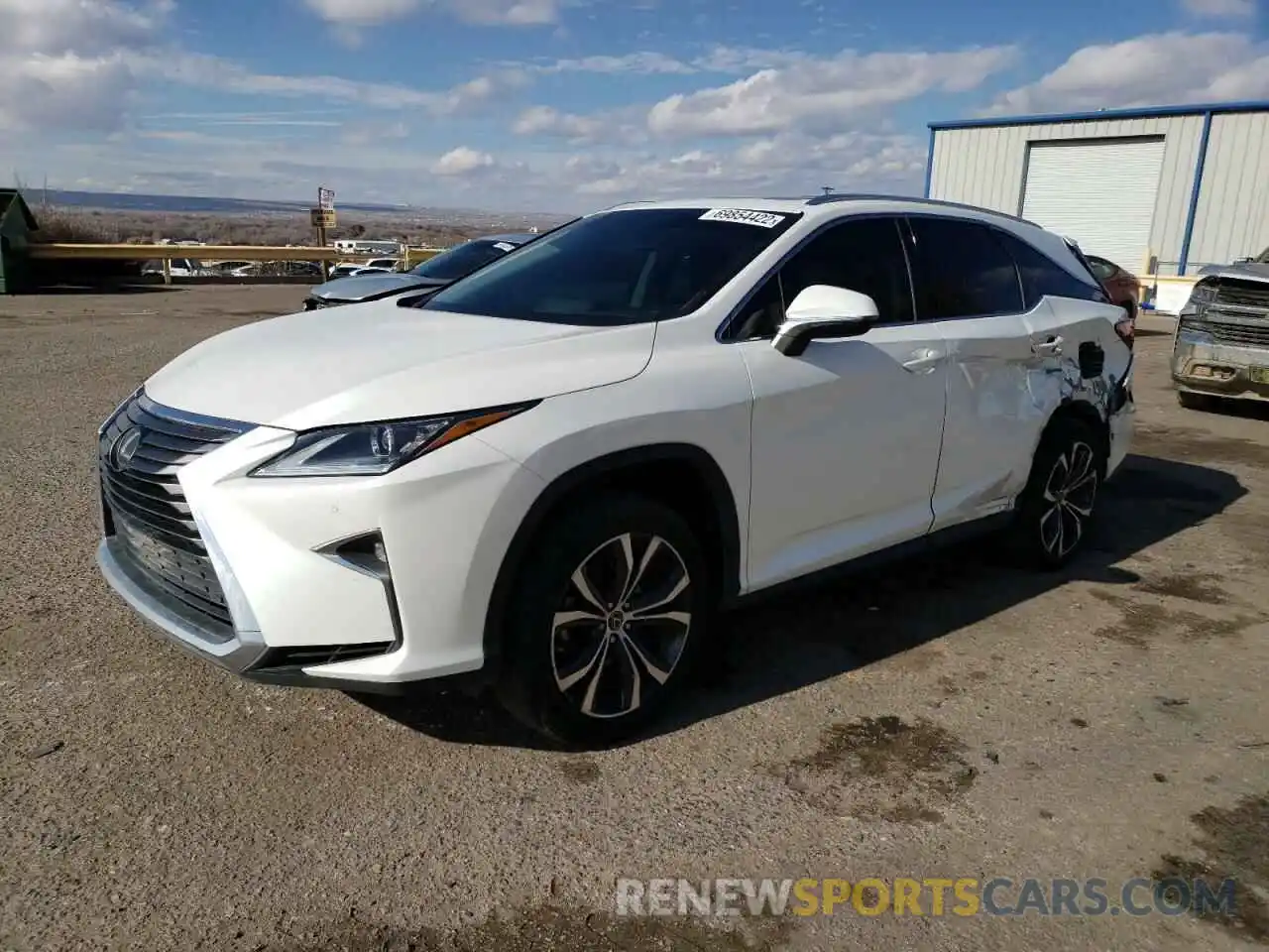 1 Photograph of a damaged car JTJGZKCA8K2011367 LEXUS RX350 2019