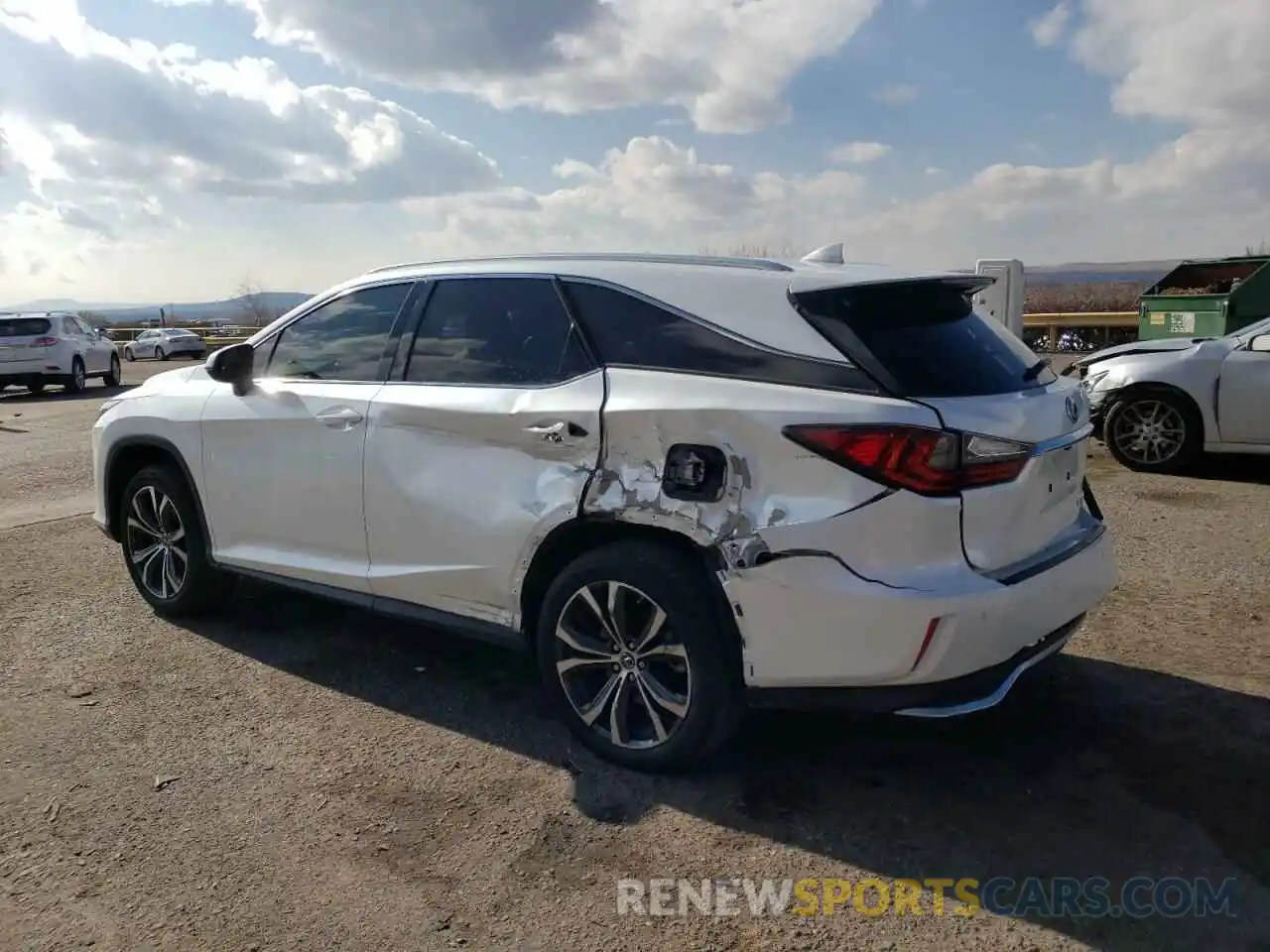 2 Photograph of a damaged car JTJGZKCA8K2011367 LEXUS RX350 2019