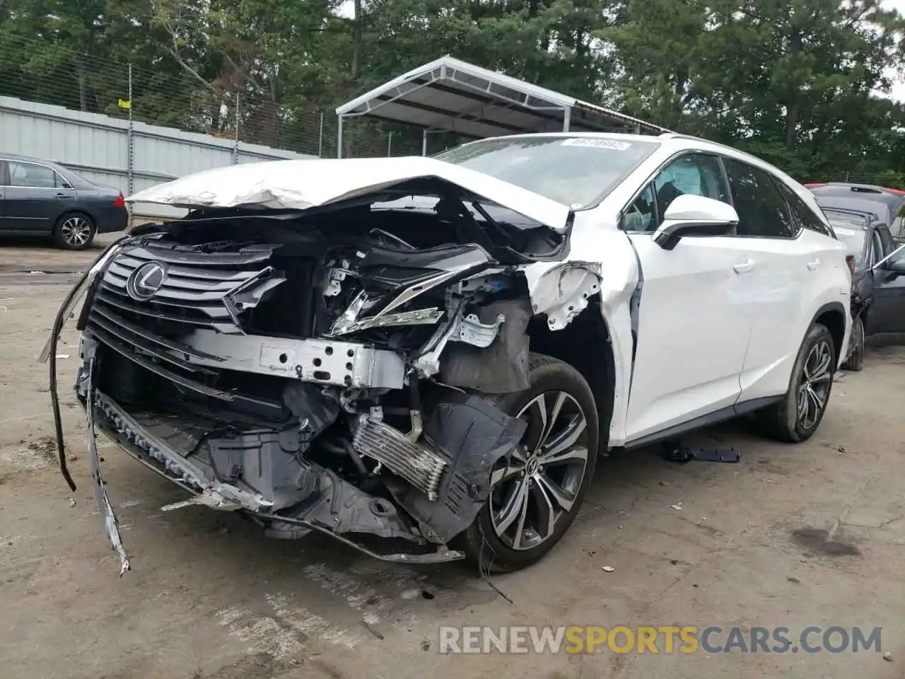 2 Photograph of a damaged car JTJGZKCA9K2012995 LEXUS RX350 2019