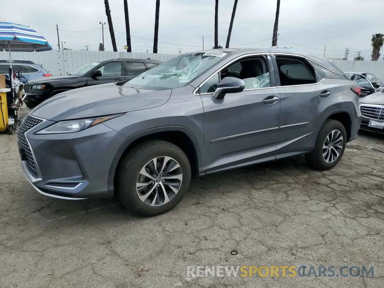 1 Photograph of a damaged car 2T2AZMAA0LC174391 LEXUS RX350 2020