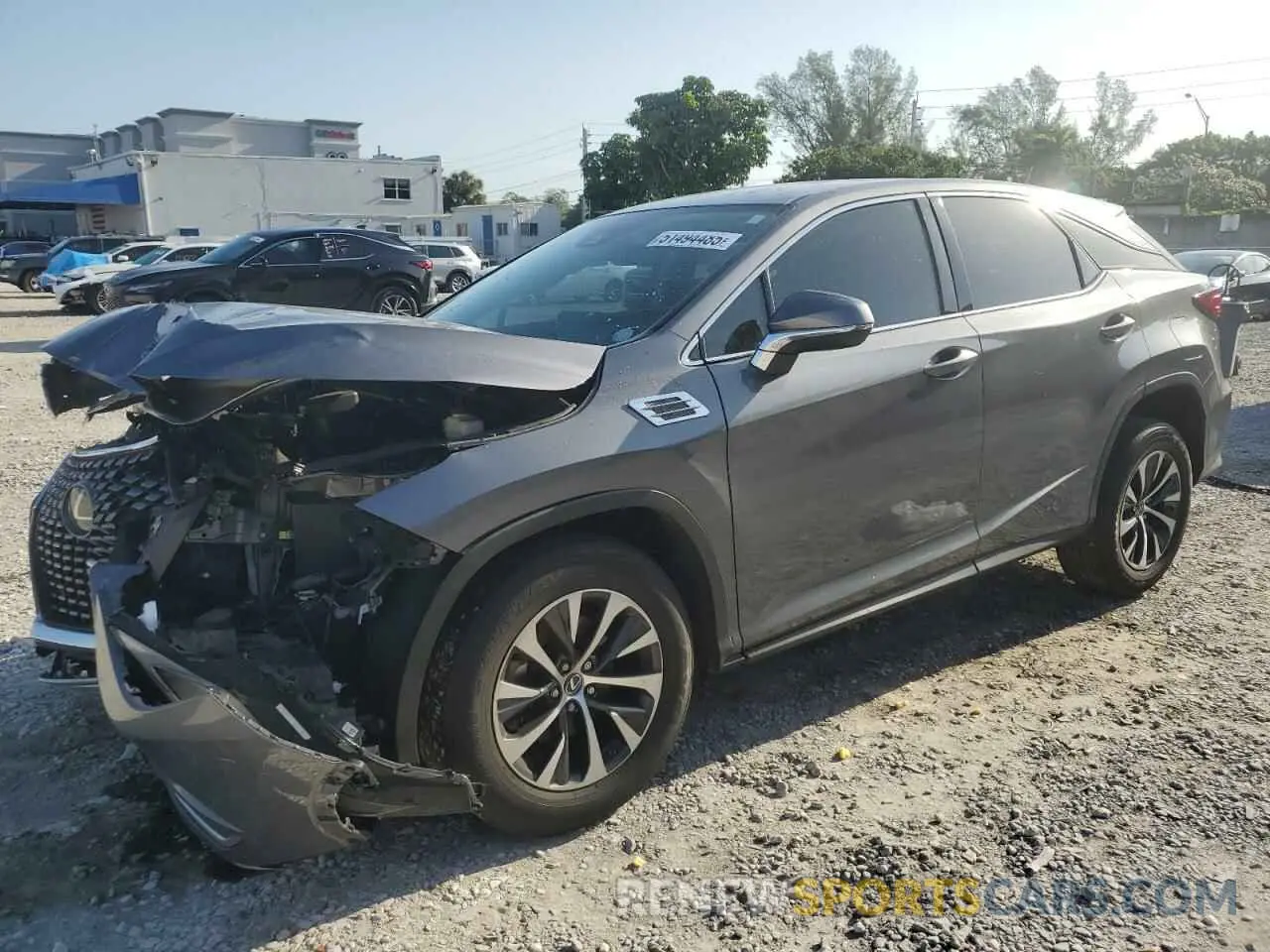 1 Photograph of a damaged car 2T2AZMAA2LC168320 LEXUS RX350 2020