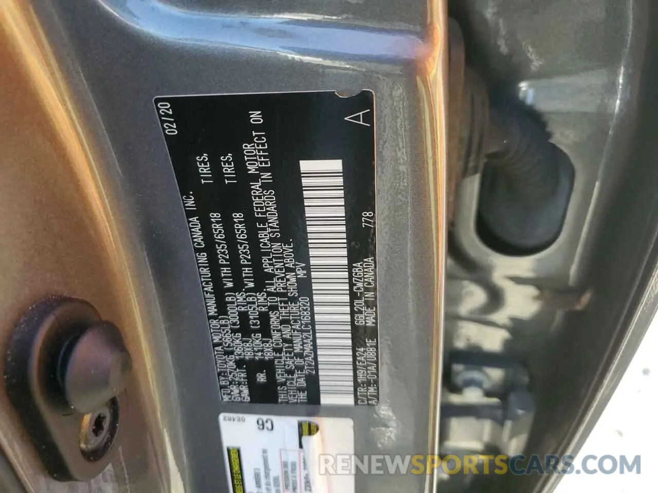 15 Photograph of a damaged car 2T2AZMAA2LC168320 LEXUS RX350 2020