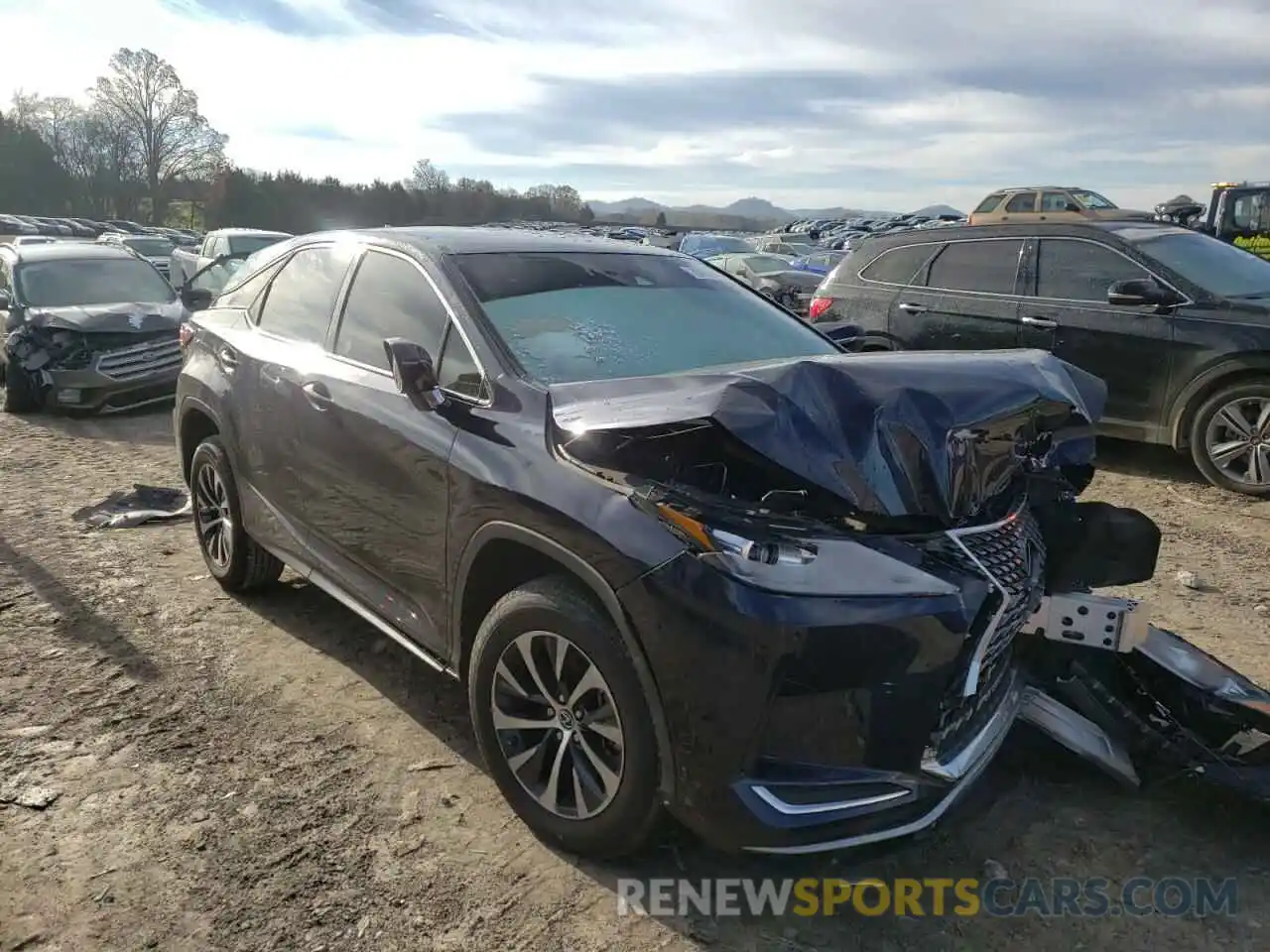 1 Photograph of a damaged car 2T2AZMAA2LC170813 LEXUS RX350 2020