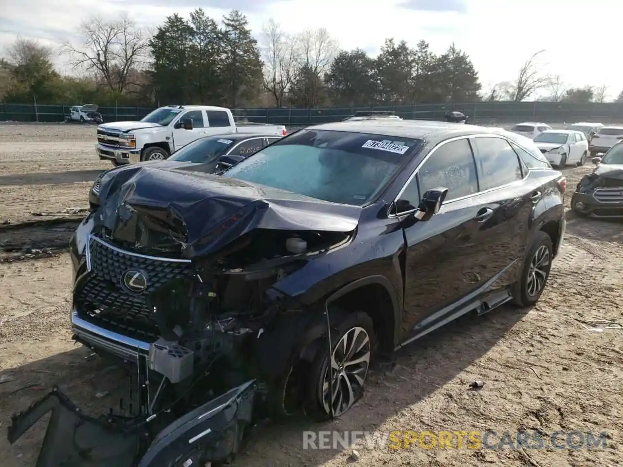 2 Photograph of a damaged car 2T2AZMAA2LC170813 LEXUS RX350 2020