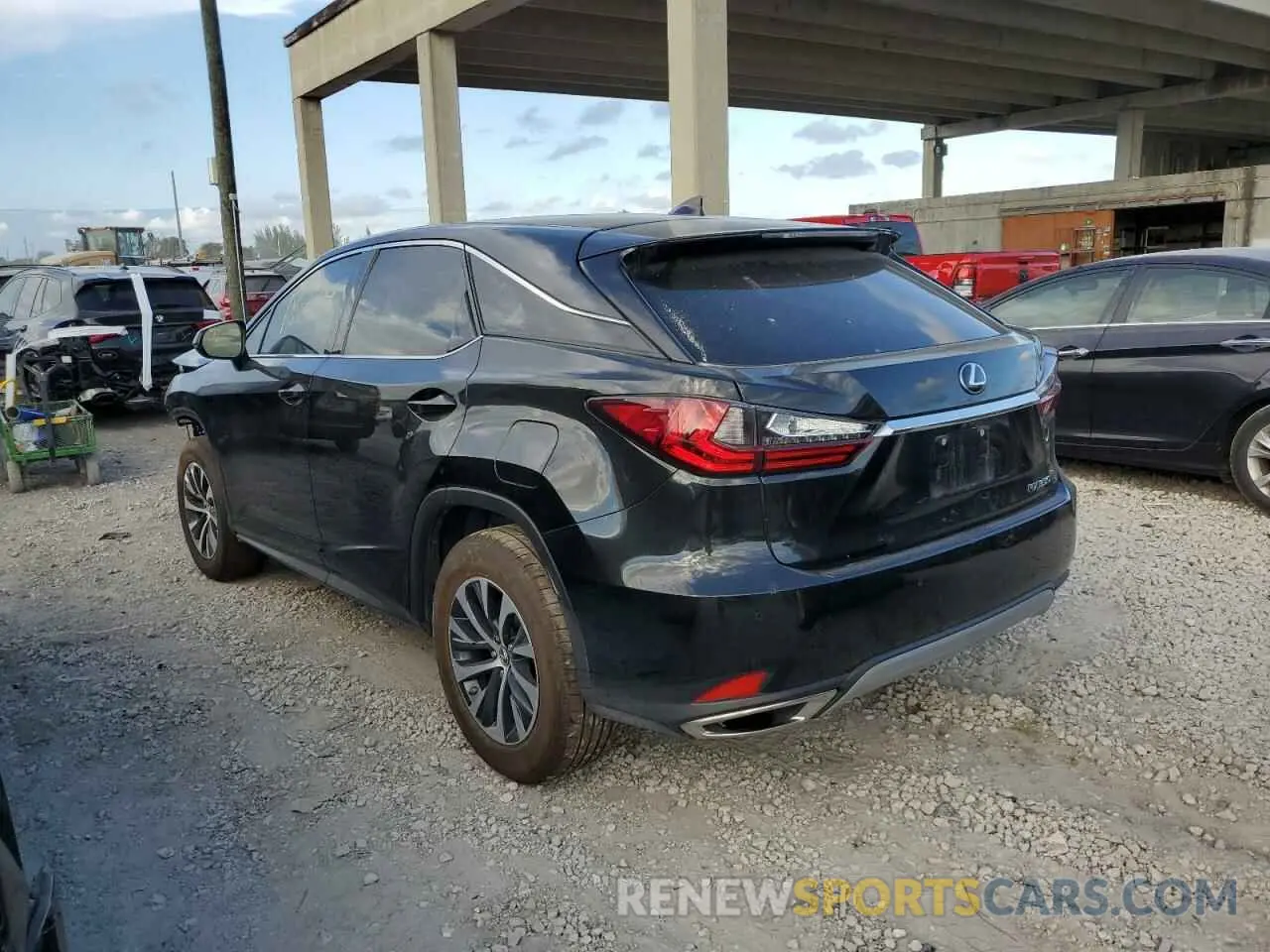3 Photograph of a damaged car 2T2AZMAA9LC160425 LEXUS RX350 2020