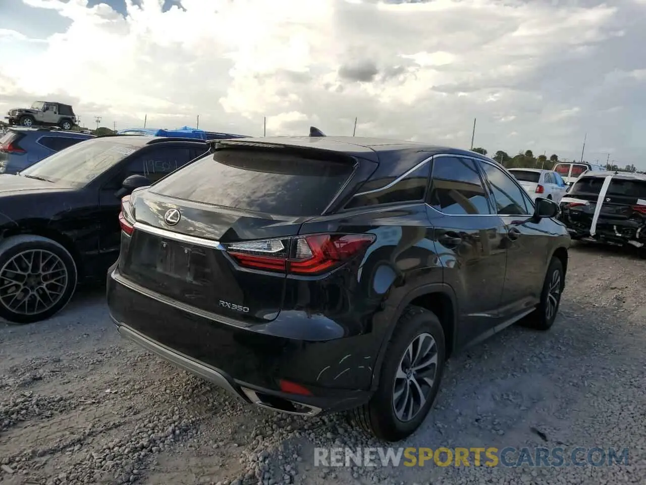 4 Photograph of a damaged car 2T2AZMAA9LC160425 LEXUS RX350 2020