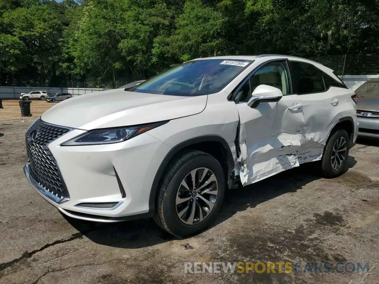 1 Photograph of a damaged car 2T2AZMAA9LC179332 LEXUS RX350 2020