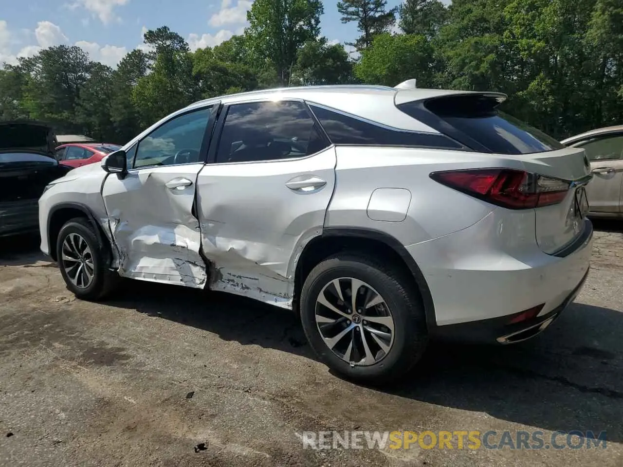 2 Photograph of a damaged car 2T2AZMAA9LC179332 LEXUS RX350 2020