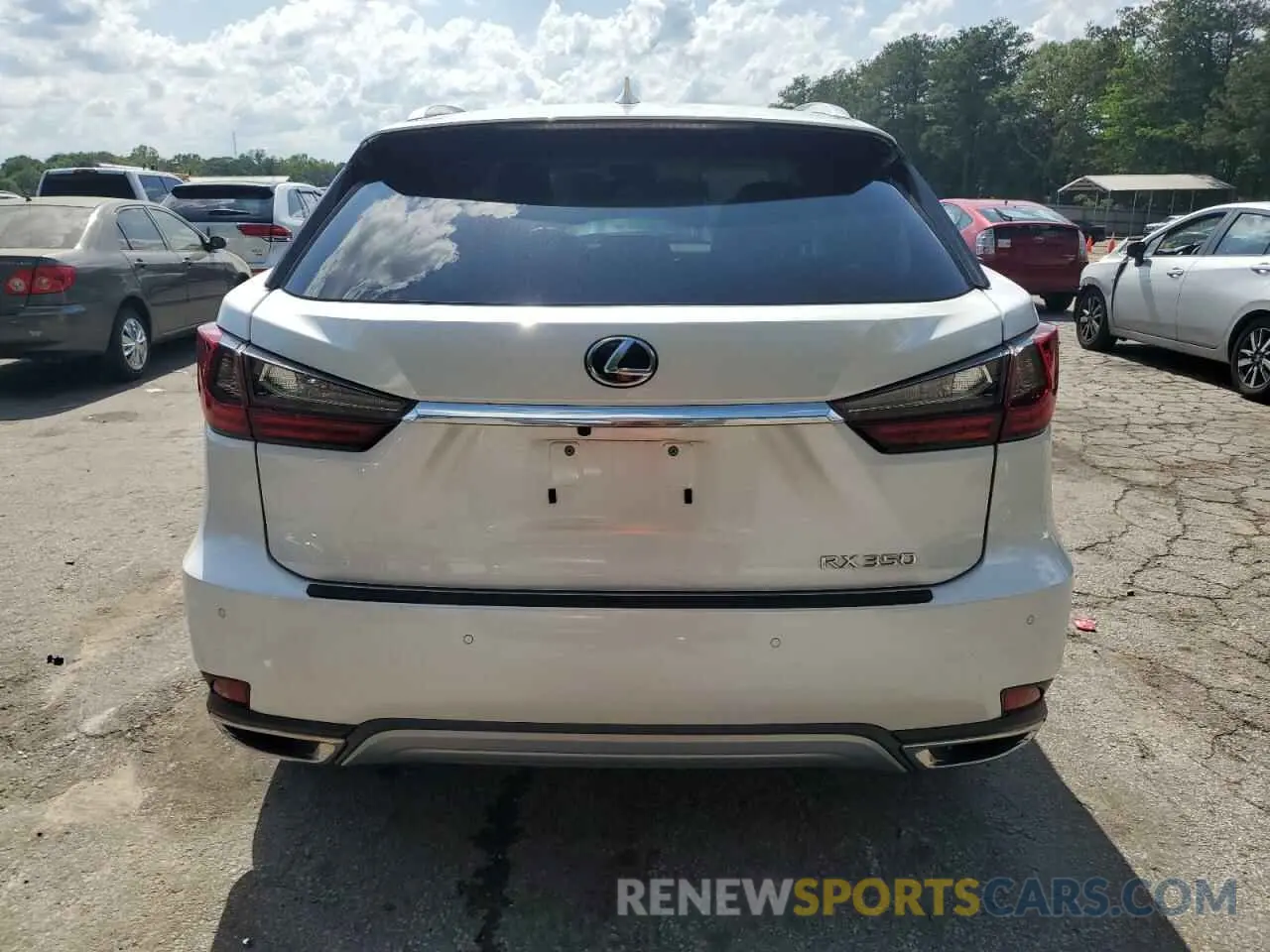 6 Photograph of a damaged car 2T2AZMAA9LC179332 LEXUS RX350 2020