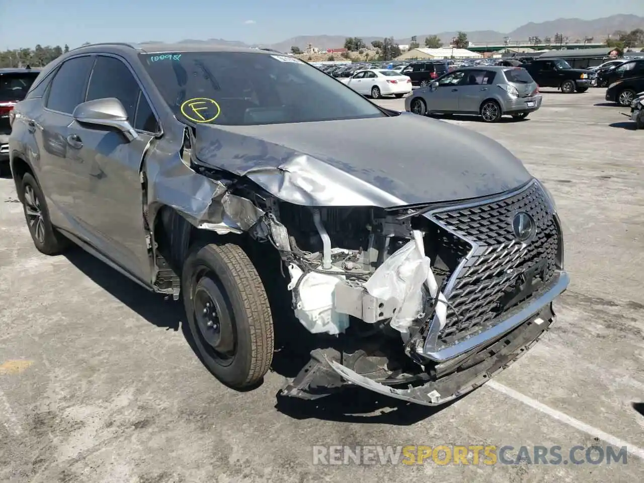 9 Photograph of a damaged car 2T2AZMAAXLC154097 LEXUS RX350 2020