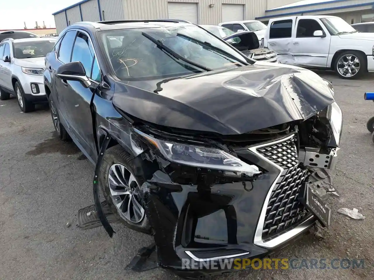 1 Photograph of a damaged car 2T2AZMDA0LC245195 LEXUS RX350 2020