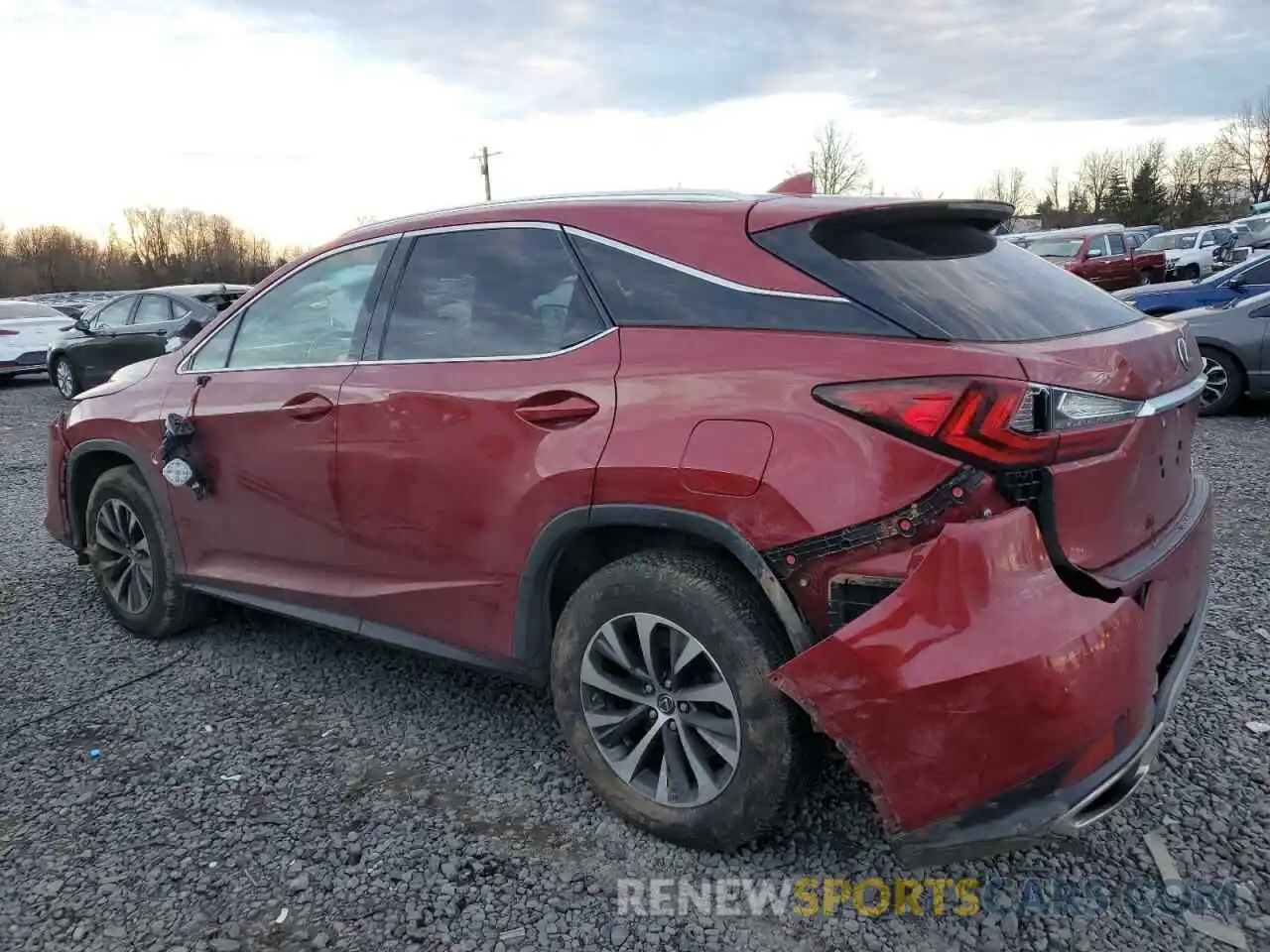 2 Photograph of a damaged car 2T2AZMDA1LC237851 LEXUS RX350 2020