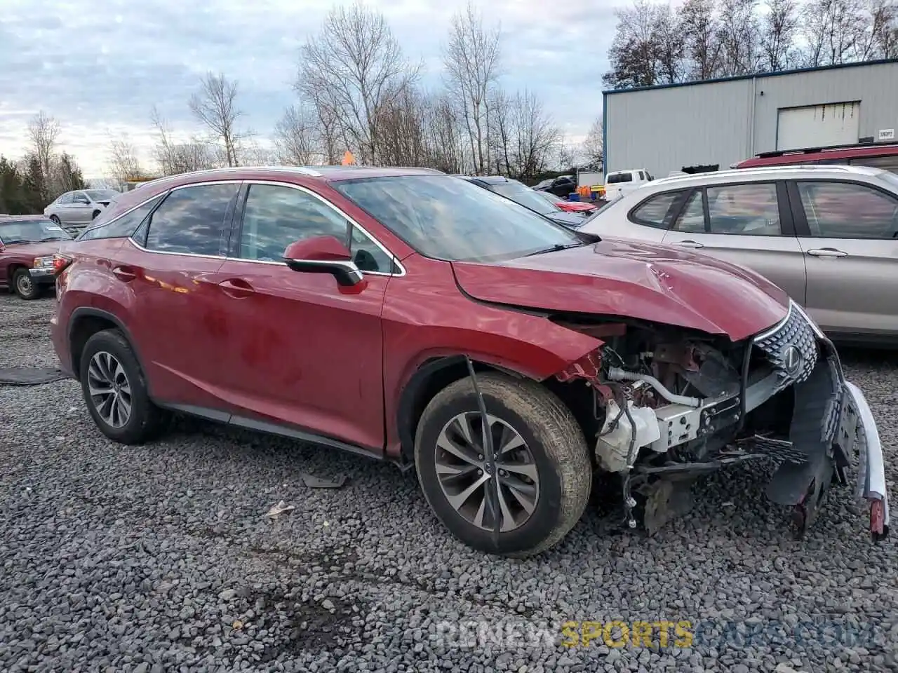 4 Photograph of a damaged car 2T2AZMDA1LC237851 LEXUS RX350 2020