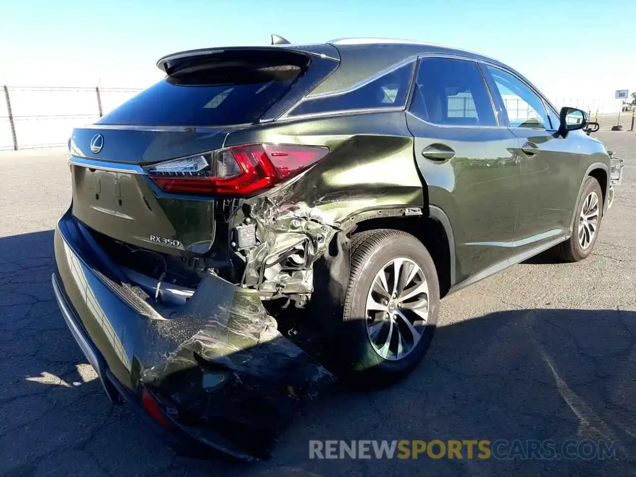 4 Photograph of a damaged car 2T2AZMDA2LC251368 LEXUS RX350 2020