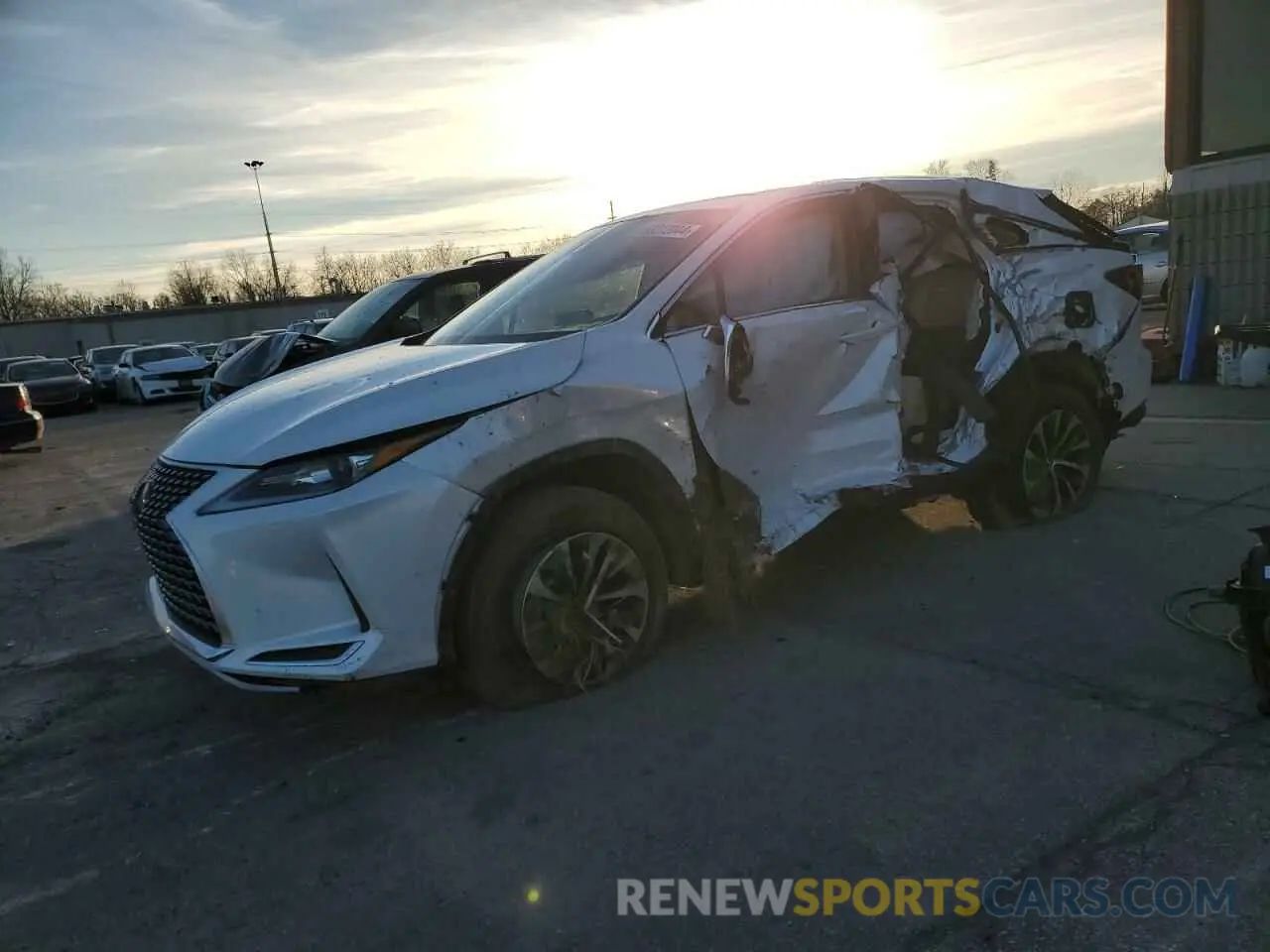1 Photograph of a damaged car 2T2AZMDA7LC216910 LEXUS RX350 2020