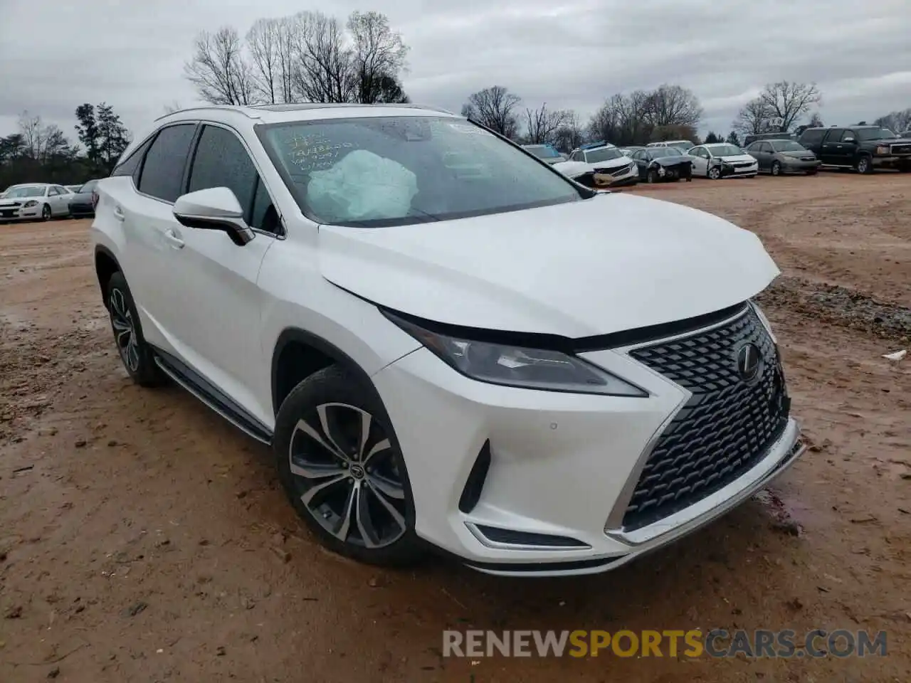 1 Photograph of a damaged car 2T2HZMAA0LC159291 LEXUS RX350 2020