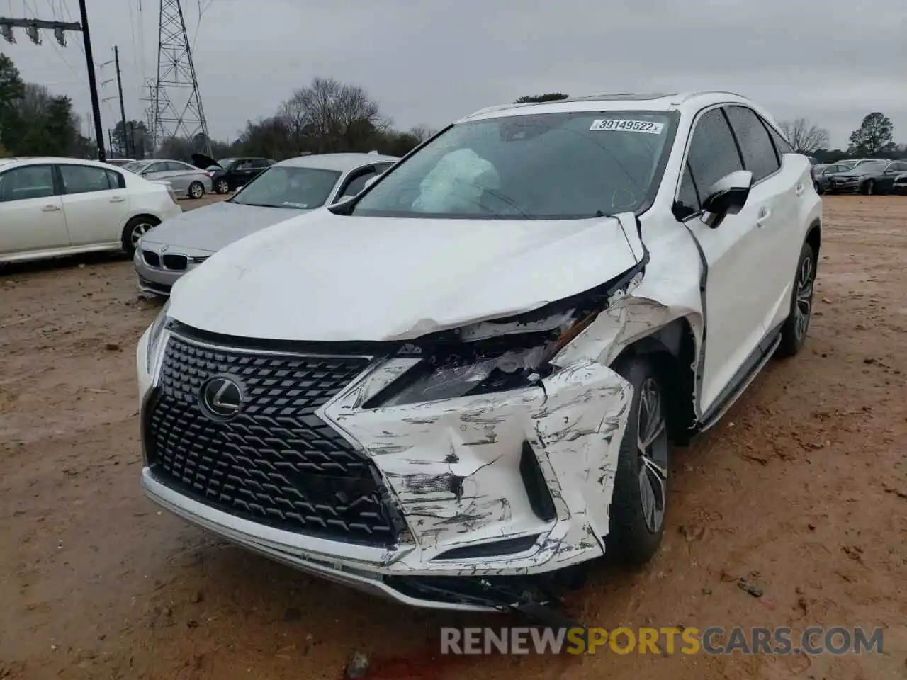 2 Photograph of a damaged car 2T2HZMAA0LC159291 LEXUS RX350 2020