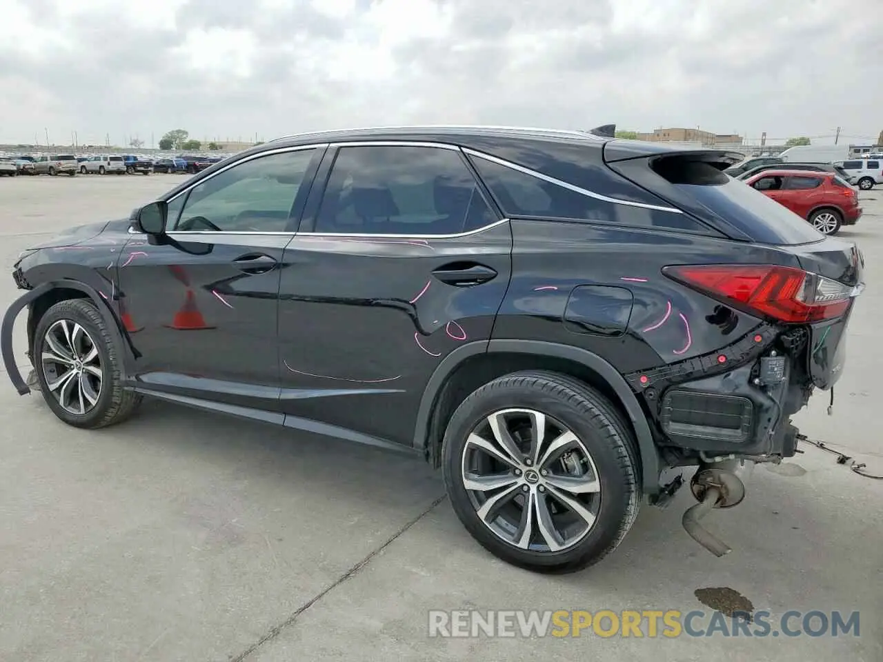 2 Photograph of a damaged car 2T2HZMAA0LC161879 LEXUS RX350 2020