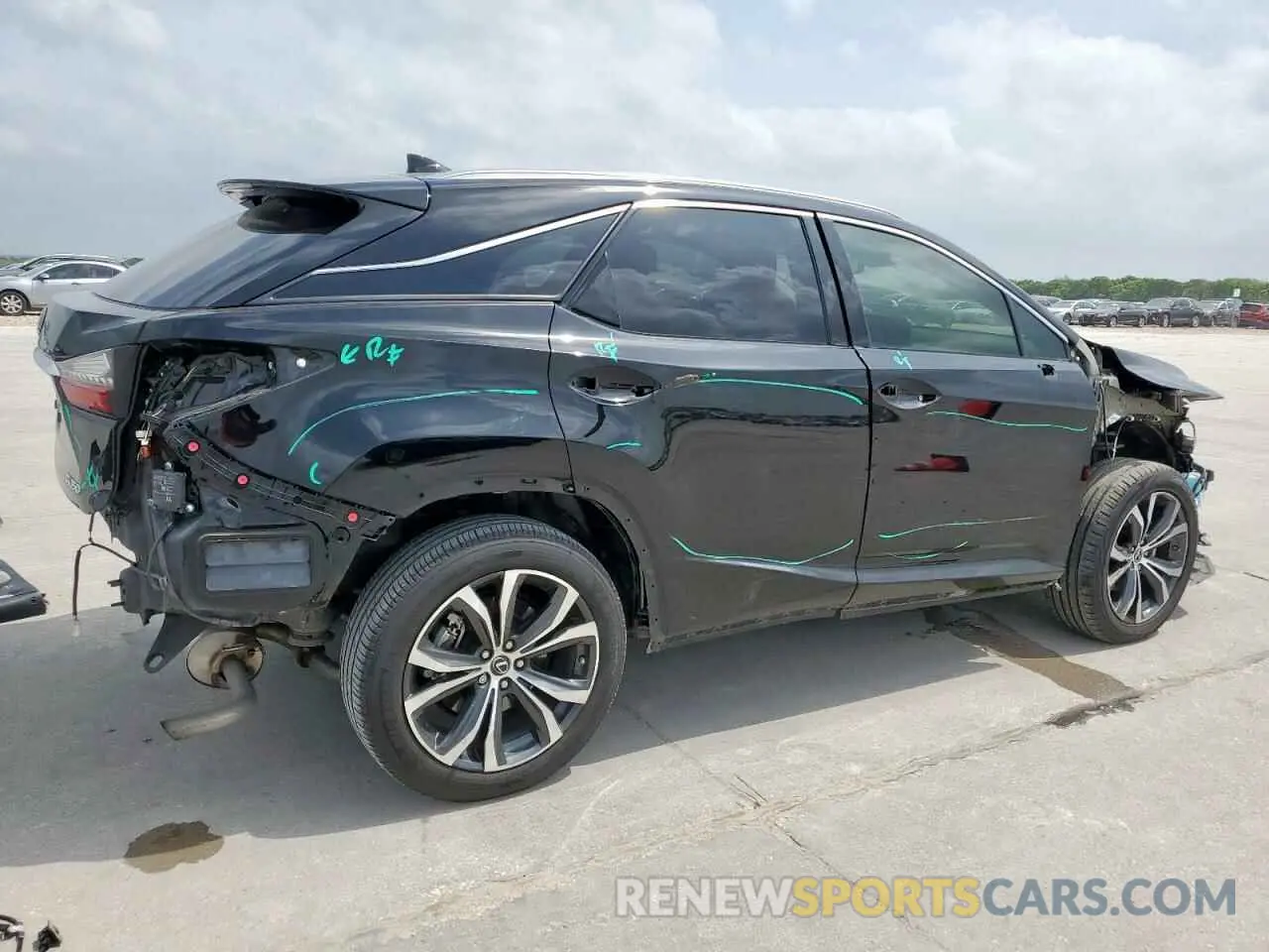 3 Photograph of a damaged car 2T2HZMAA0LC161879 LEXUS RX350 2020