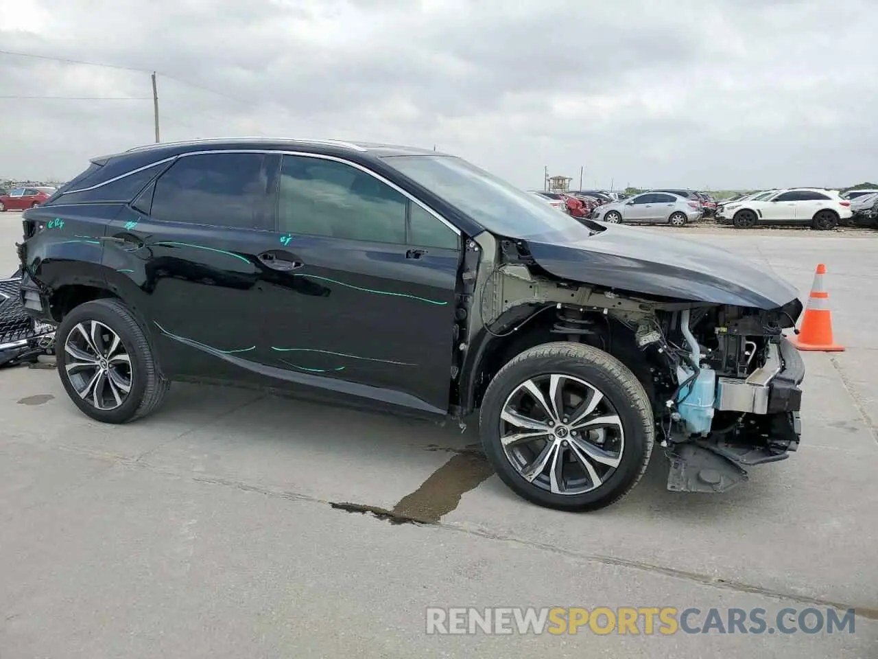 4 Photograph of a damaged car 2T2HZMAA0LC161879 LEXUS RX350 2020