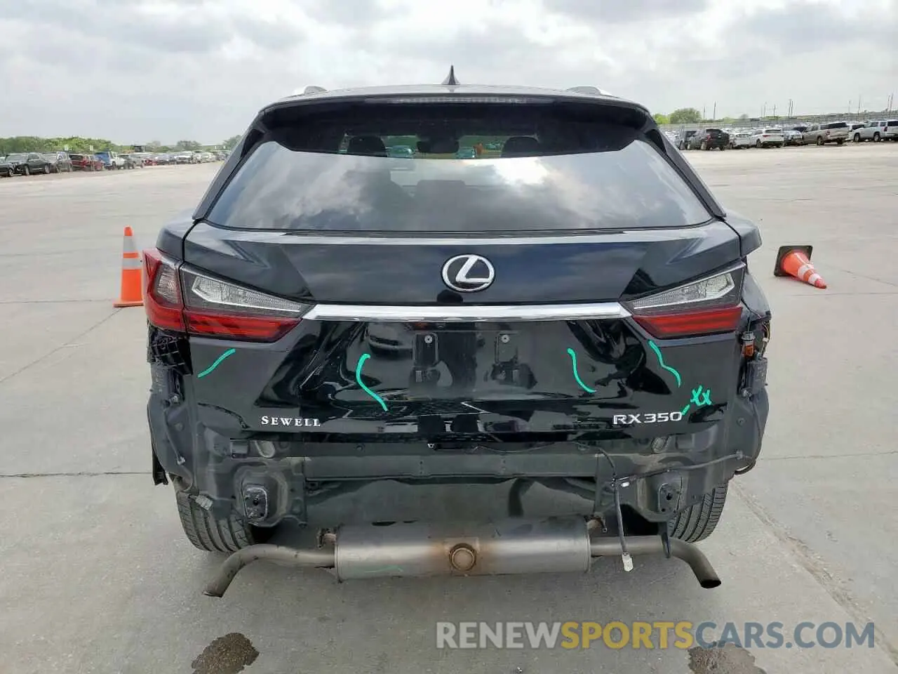 6 Photograph of a damaged car 2T2HZMAA0LC161879 LEXUS RX350 2020
