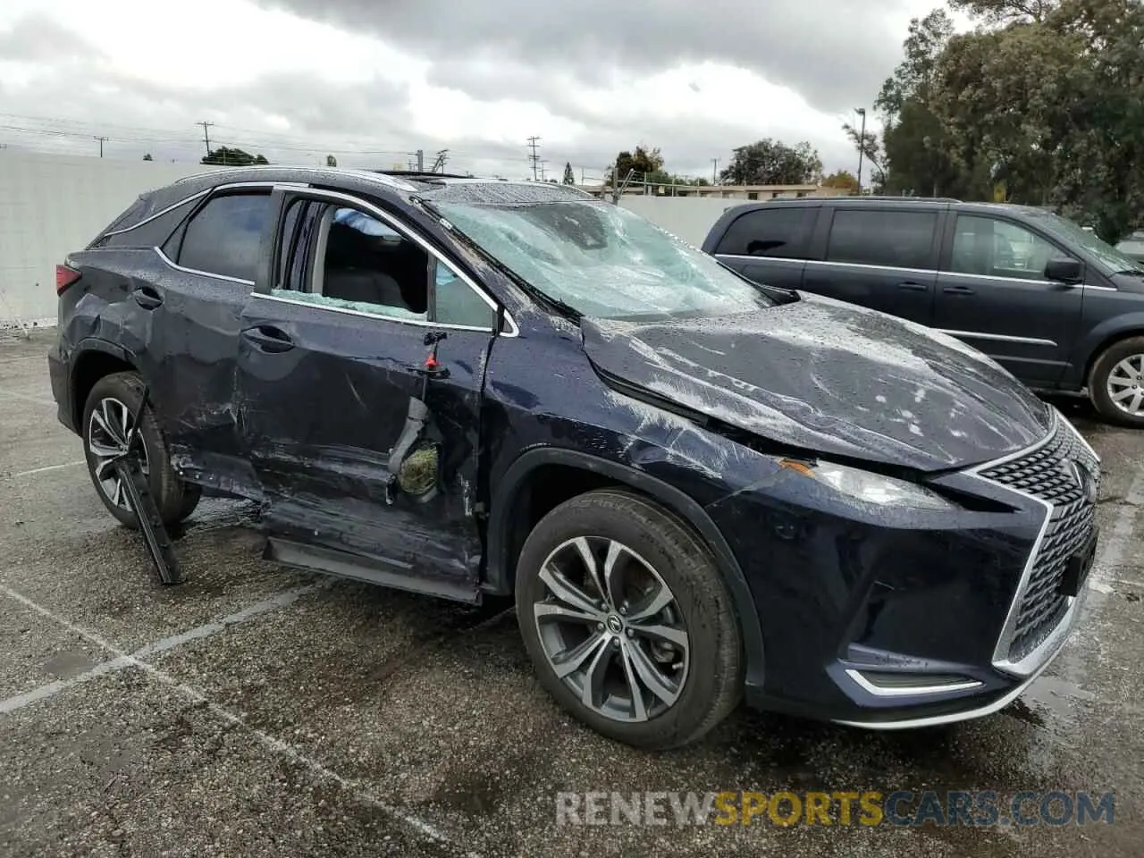 1 Photograph of a damaged car 2T2HZMAA0LC169349 LEXUS RX350 2020