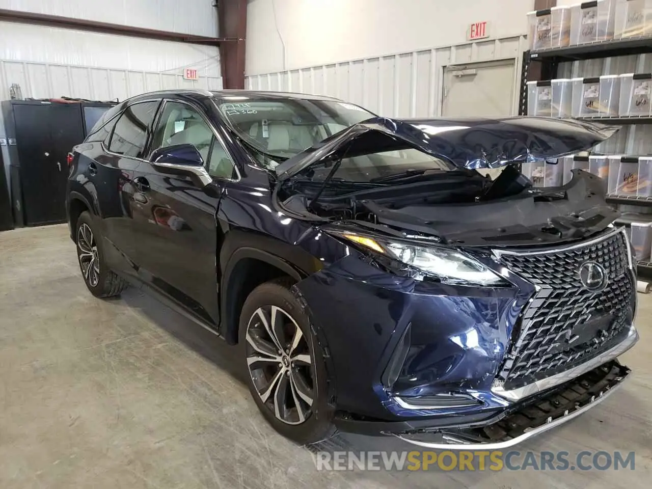 1 Photograph of a damaged car 2T2HZMAA0LC181288 LEXUS RX350 2020
