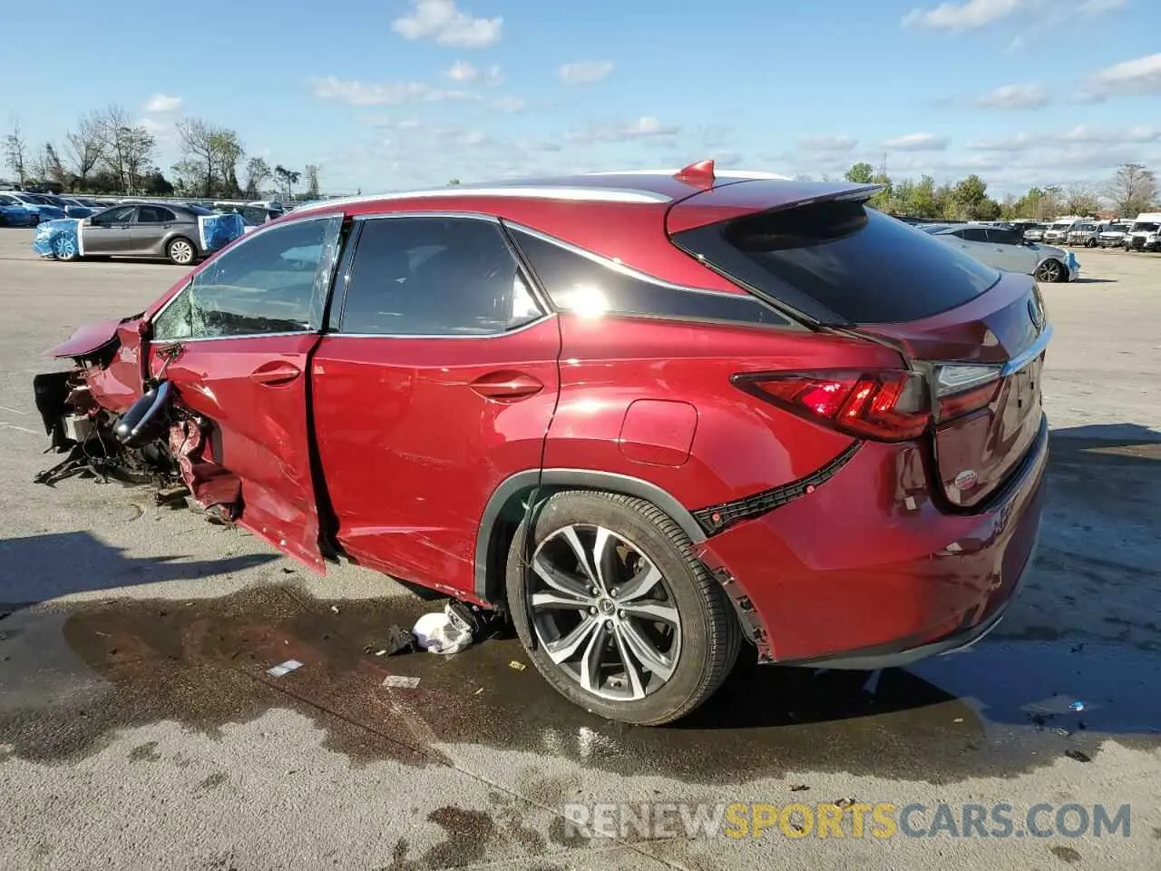 2 Photograph of a damaged car 2T2HZMAA1LC168369 LEXUS RX350 2020