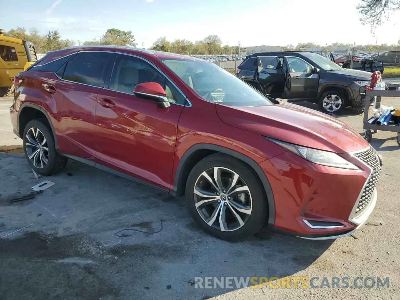 4 Photograph of a damaged car 2T2HZMAA1LC168369 LEXUS RX350 2020
