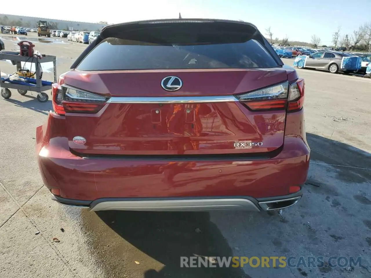 6 Photograph of a damaged car 2T2HZMAA1LC168369 LEXUS RX350 2020