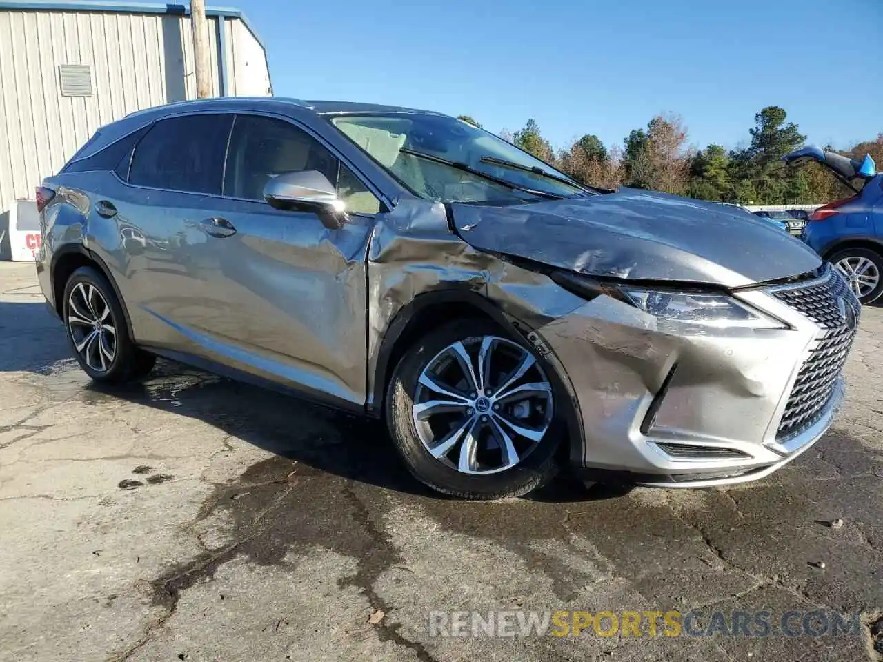 4 Photograph of a damaged car 2T2HZMAA1LC171370 LEXUS RX350 2020