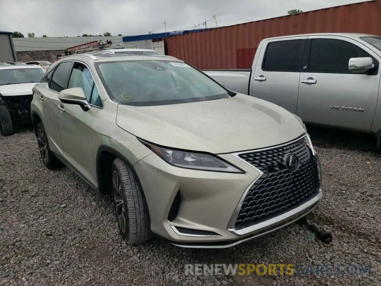 1 Photograph of a damaged car 2T2HZMAA2LC155677 LEXUS RX350 2020