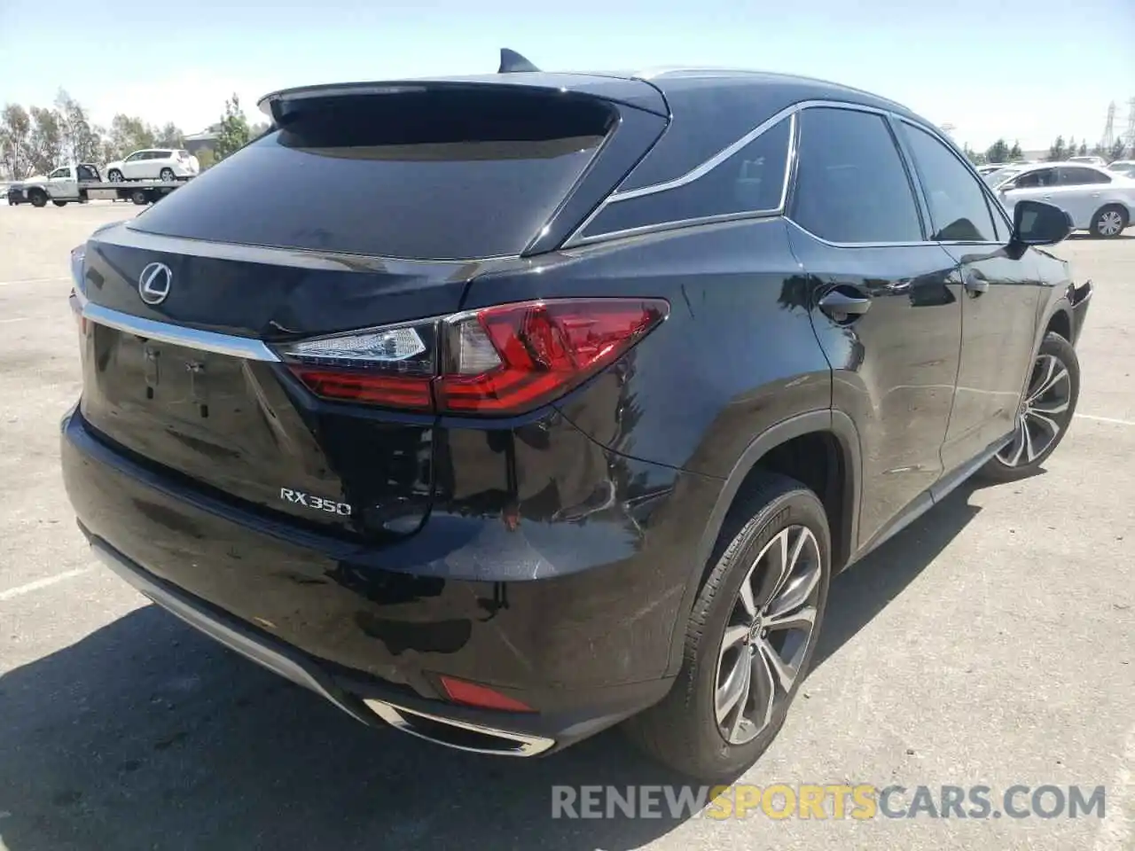 4 Photograph of a damaged car 2T2HZMAA2LC158398 LEXUS RX350 2020