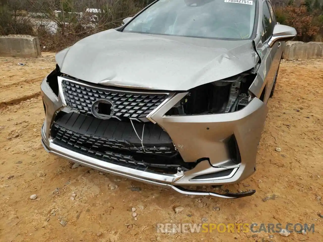 9 Photograph of a damaged car 2T2HZMAA2LC163097 LEXUS RX350 2020