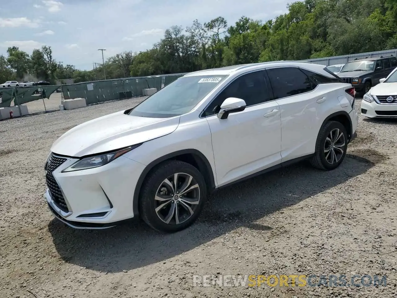 1 Photograph of a damaged car 2T2HZMAA2LC166971 LEXUS RX350 2020